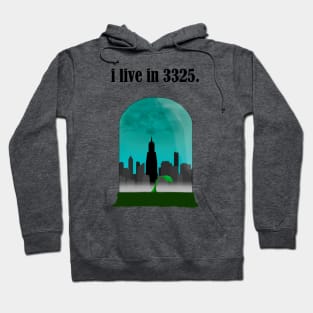 i live in 3325 Hoodie